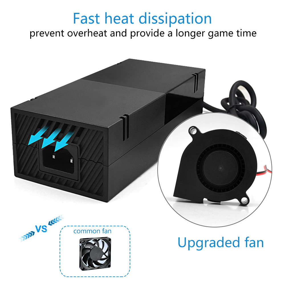 Factory New Updated Version EU US UK AU BR Plug AC Adapter power supply for XBOX ONE console
