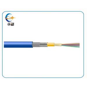 China Armored Optical Fiber Cable Indoor PVC Jacket Single Mode Fiber Optic Cable FTTH GJSFJV wholesale