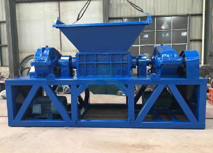Industrial Hard Disk Shredder Machine Compact Structure Double Shaft Design