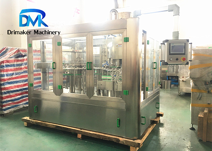 24 Filling Heads Water Bottling Machine Automatic Electric Driven Compact Structure