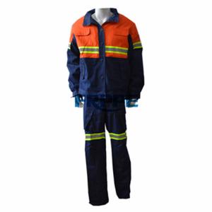 China EN11611 Oem Cotton Denim Safety 300gsm Fire Retardant Suit wholesale