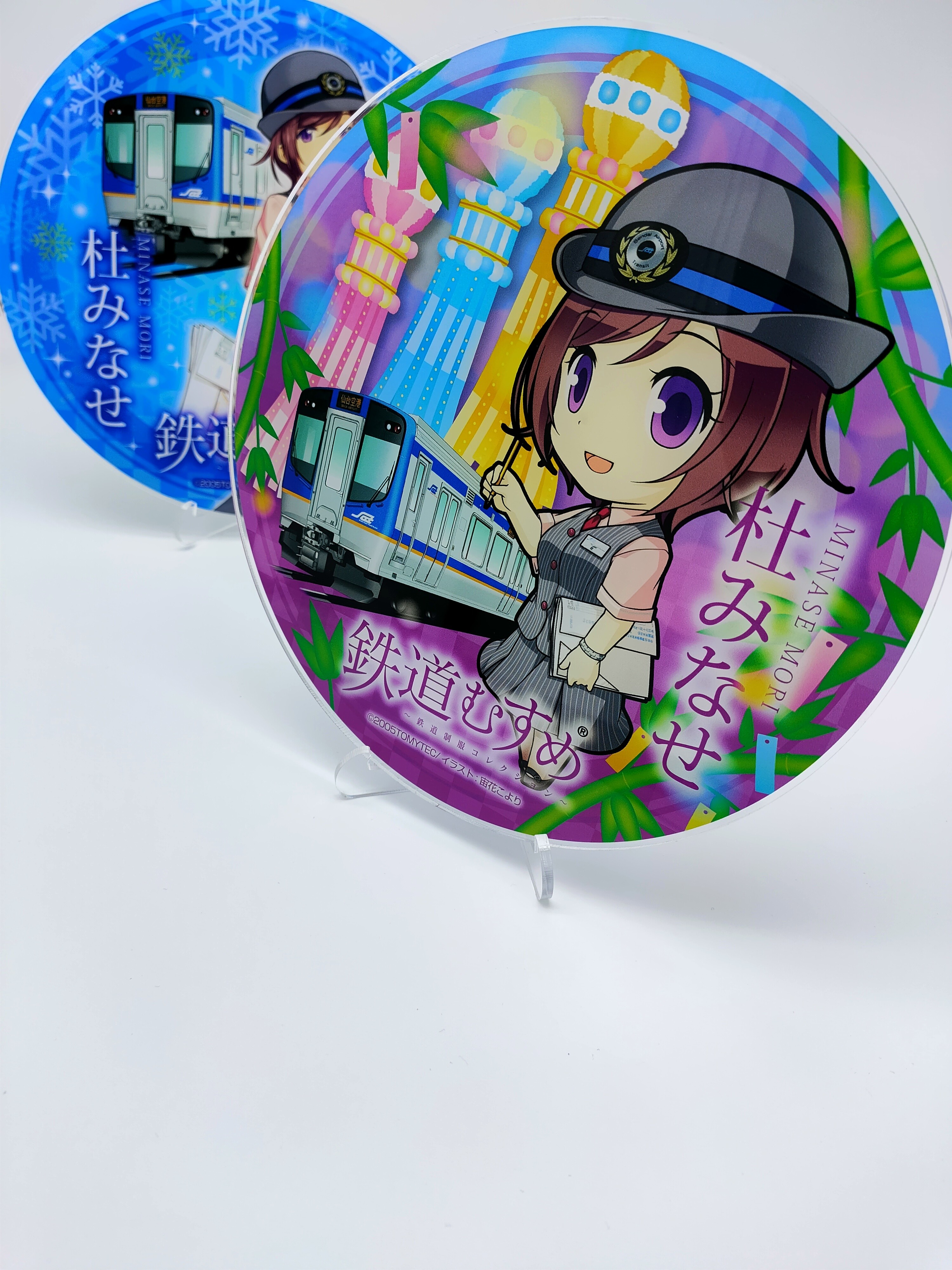 Silk Screen Acrylic Figure Anime With Stainless Steel Stents ODM Available