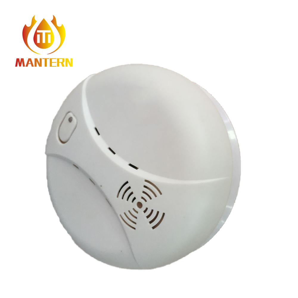 Battery Operated Standalone Smart Smoke Detector Ceiling Mounted Installation