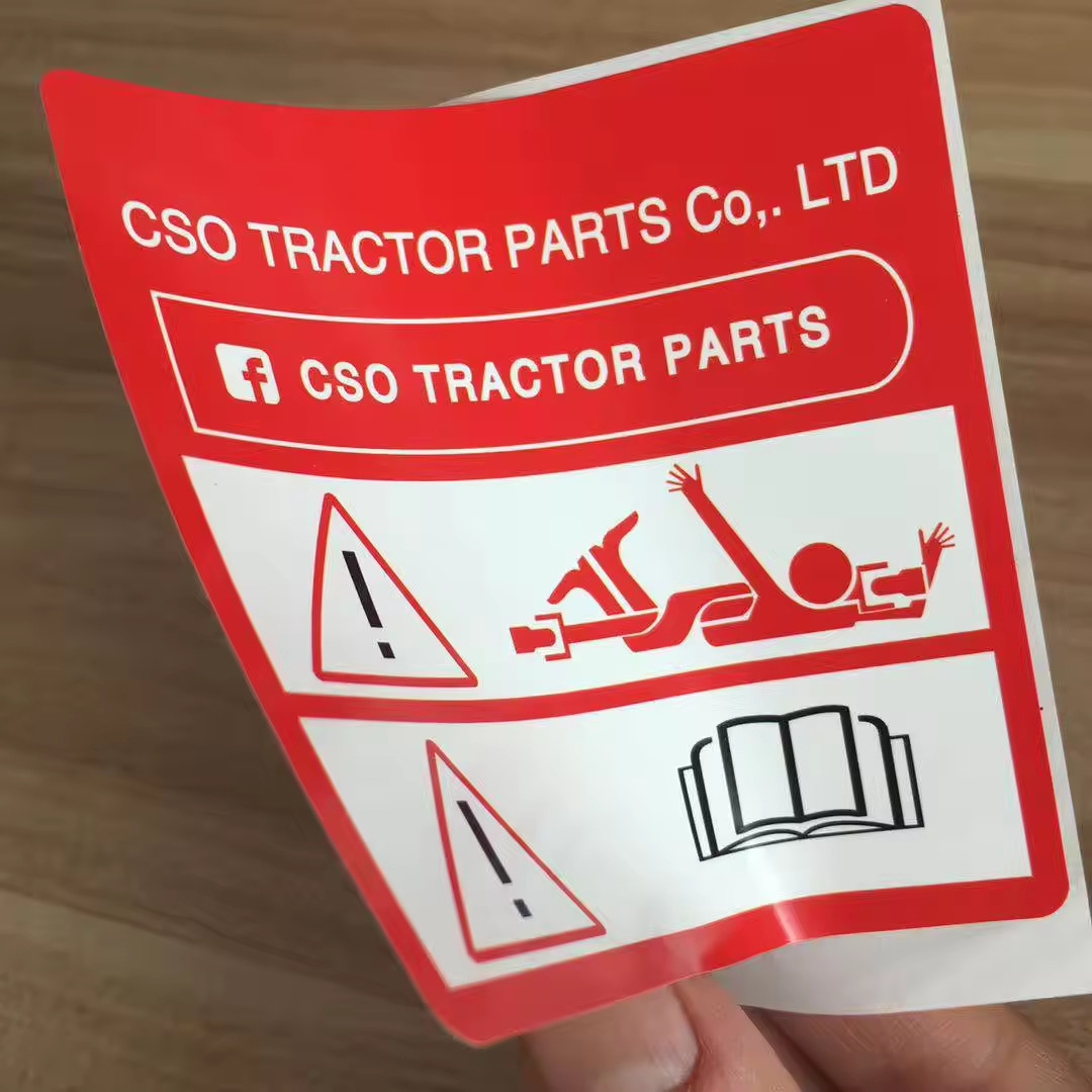 Custom Made Paper Warning Labels With Strong Adhesive