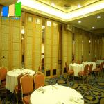 Wooden Acoustic Room Dividers Restaurant Partitions Folding Interior Movable