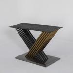 Stainless Marble Rectangle Dining Table Restaurant Furniture Dining Room Use
