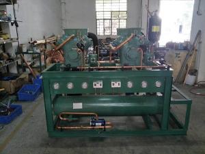 China 25HP Semi - Hermetic Water Cooled Condensing Unit For Sea Food Workshop wholesale