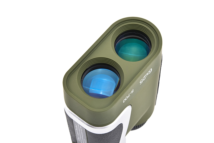 Newest 6x25 Laser Rangefinder 5-700m Long Distance for Hunting 210g 7° View Angle