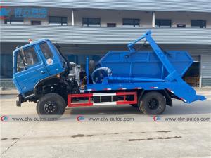 China Dongfeng 170HP 8m3 Carbon Steel Skip Loader Garbage Truck wholesale