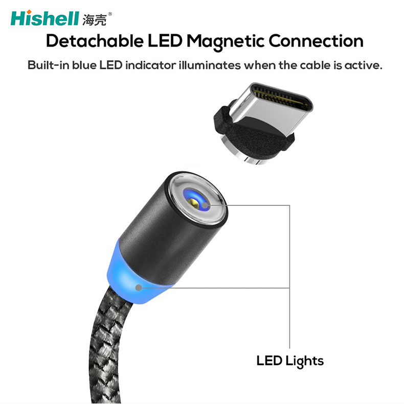 Ultraportable Cell Phone Charger Cord Magnetic
