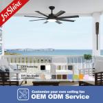15cm 8 Steel Blade Ceiling Fan For Swimming Pool Yoga Studio
