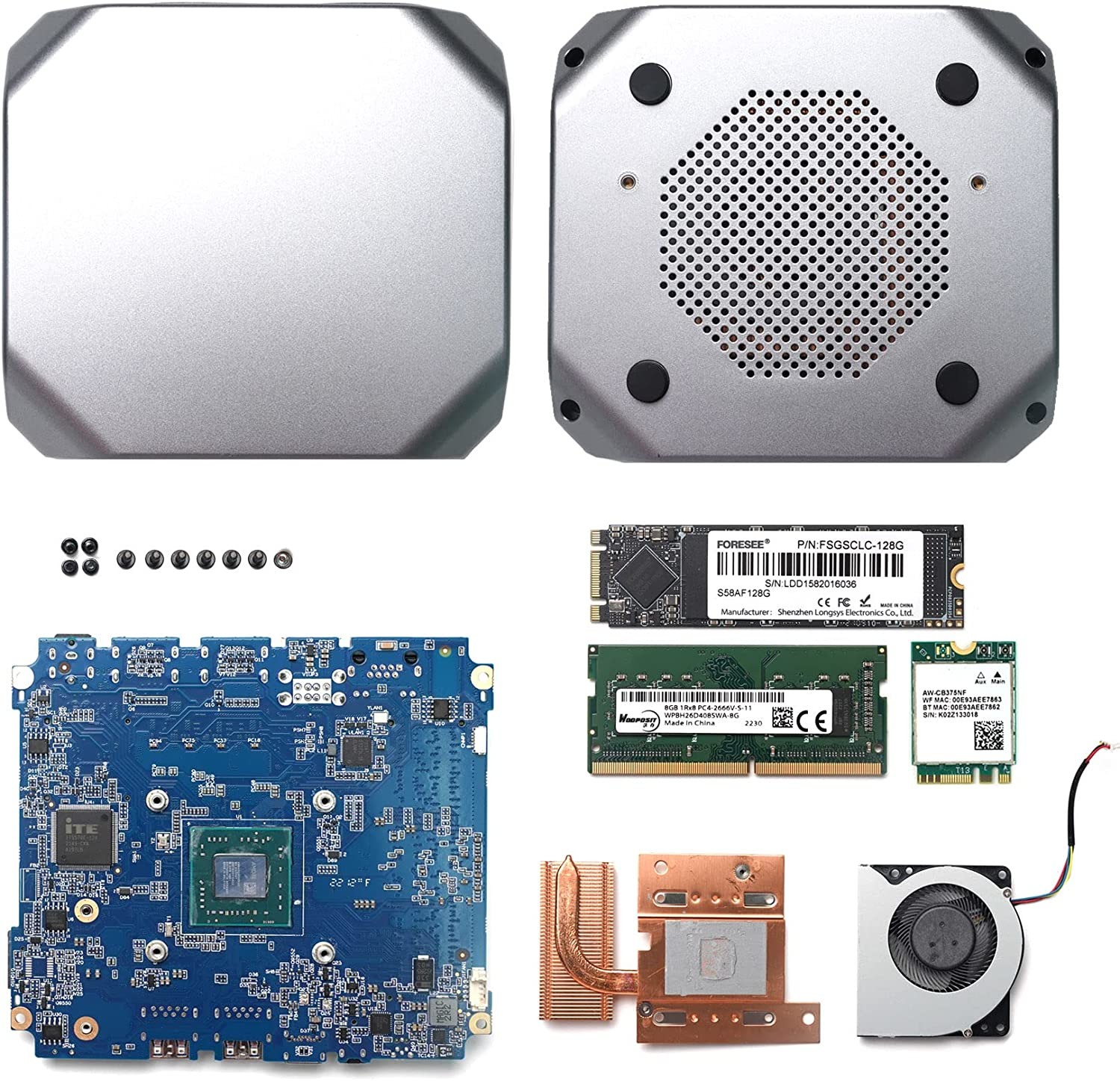 4K AMD Ryzen A9 9400 APU Linux Mini PC Ubuntu 8GB RAM 128GB SSD
