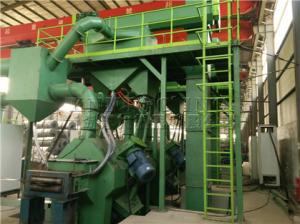 China Roller Conveyor Steel Plate Shot Blast Equipment For Metal Sheet Cleaning wholesale