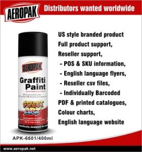 China Aeropak Metal Graffiti Spray Paints wholesale