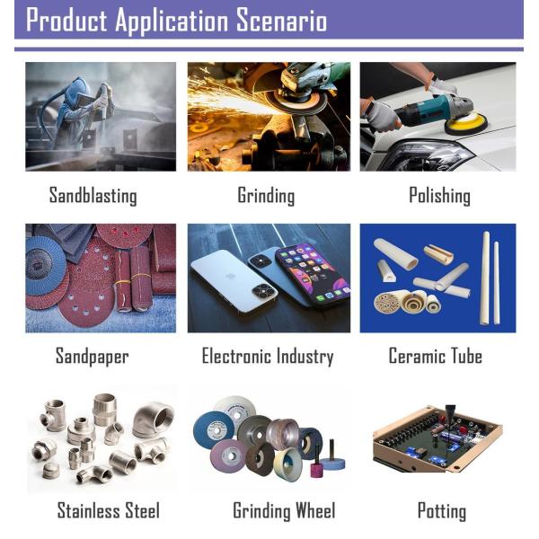 White Corundum Various Grades Fused Alumina Powder for Abrasives or Refractories Sandblasting Micro Powder White Aluminum Oxide