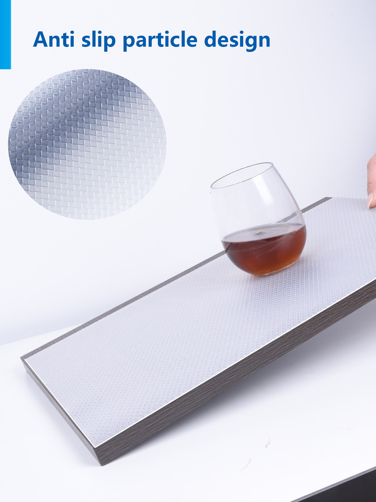 Kitchen Cabinets Drawer Shelf Liner Plastic Table Decoration Accessories Anti Slip Mat