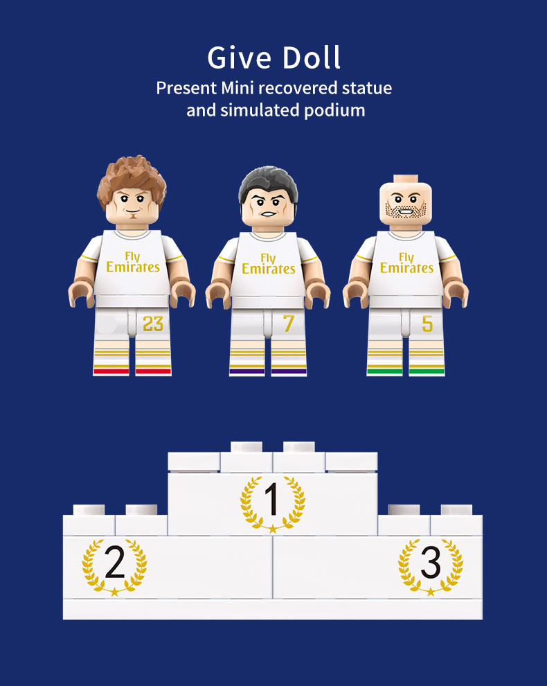 Educational Toys for Bernabeu Football Stadium Model Building Blocks 1 600 Scale 8kg