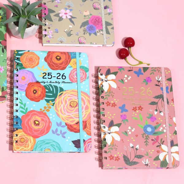 Custom A5 Spiral Notebook with Dot-Grid or Lined Paper