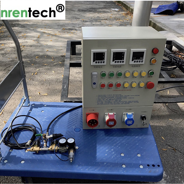 electric control box for telescopic mast light
