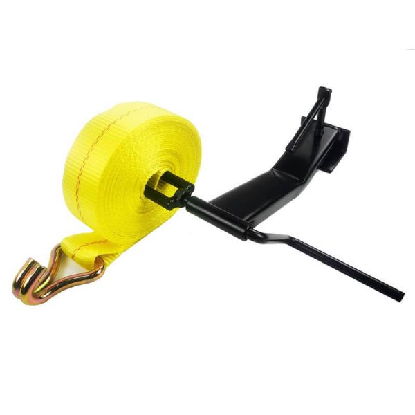 4-Inch Heavy Duty Ratchet Strap Winder with Steel Construction for Flatbed Trailers