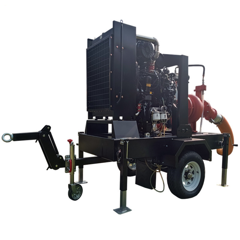 High Pressure Diesel Water Pump Dry Suction Drainage Pump Agriculture Silent Pump Manufacturers