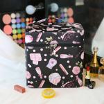 OEM L24cm PU Cosmetic Bag For Perfume Bottle