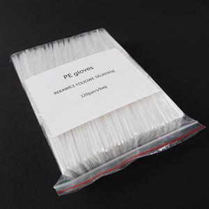 China 120 Pairs / Bag Ultra Thin Disposable Transparent Pe Plastic Gloves wholesale