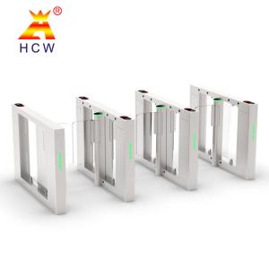 China SUS304 Automatic High Speed Glass Turnstile Doors Pedestrian Access Control 60HZ wholesale