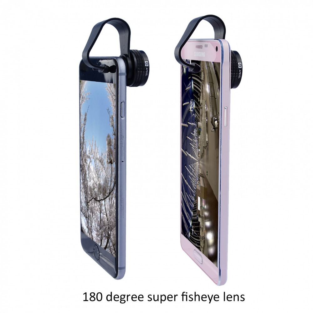 Universal 3 in1 Clip Fish Eye Lens+Wide Angle+ Macro Mobile Phone Lens for iPhone Samsung Most phone has a camera