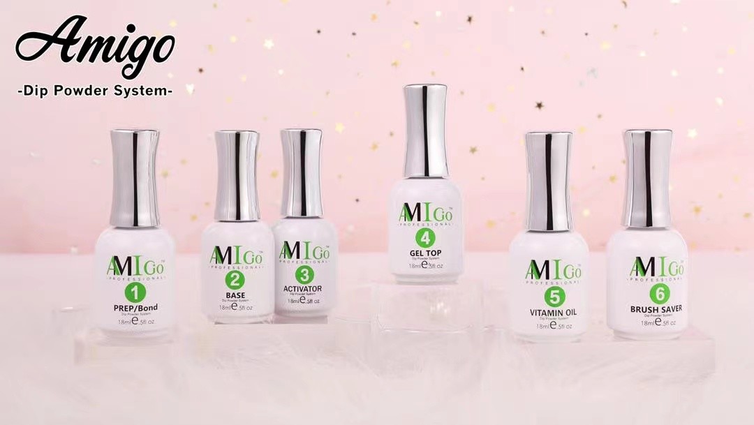 Amigo 10g Nail Dip Powder Kit System Acrylic Easy Molding 20 Colors