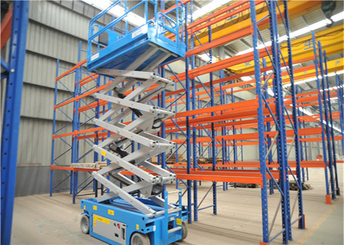 Twelve Meters Hydraulic Scissor Lift Platform With Manual Platform Lowering Valve