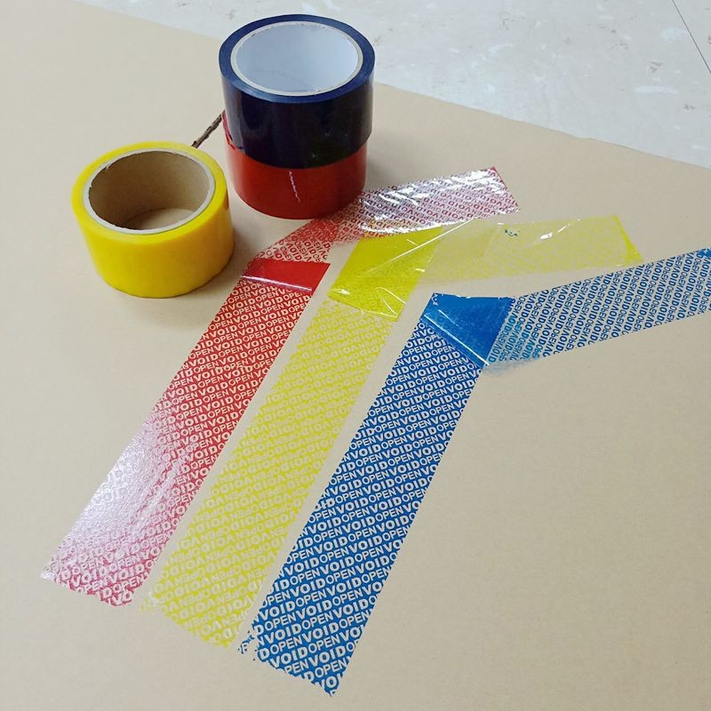 Void Open Tamper Seal Stickers Security High Adhesive