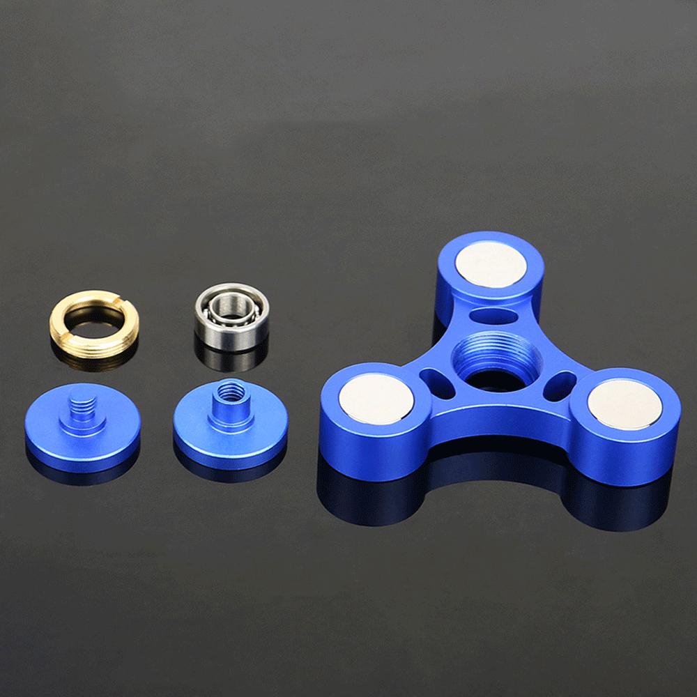 Unisex Metal Sensory Fidget Spinner Toy for Anxiety Relief and Stress Management