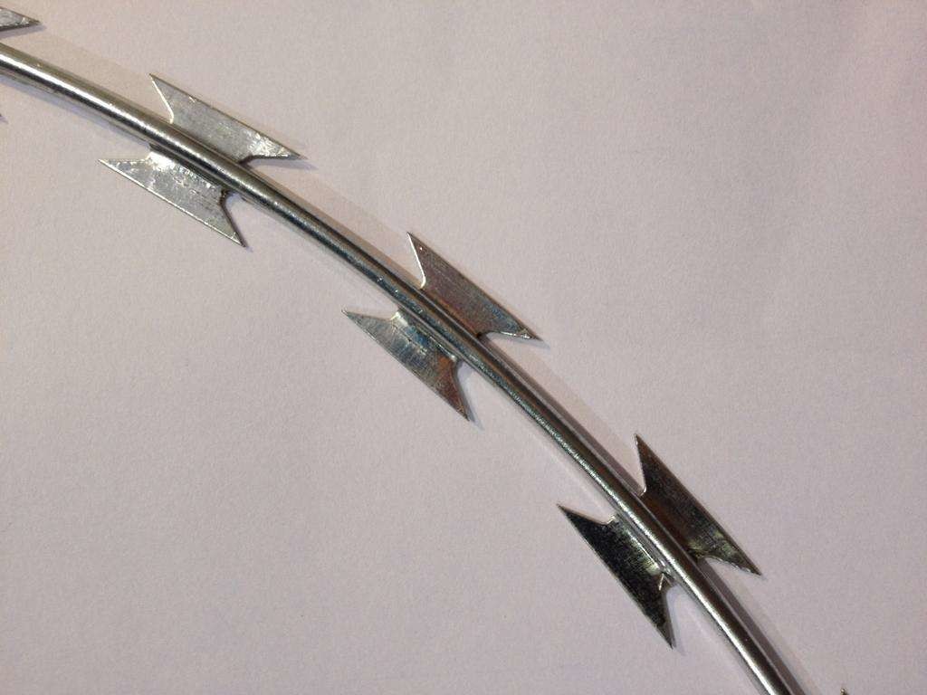 Stainless Steel Razor Blade Wire Concertina Barbed Wire High Tensile Strength Razor Barbed Wire