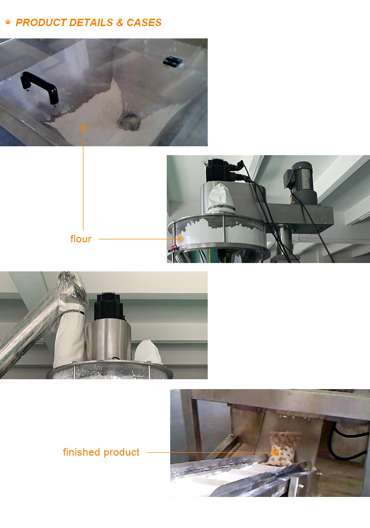 Automatic 10g 100g 250g Food Filling Packing Machine Milk Corn Flour Chili Cocoa Powder