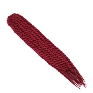 China Twist Braiding Artificial Hair Pieces , Crochet Braid Hair Extensions wholesale