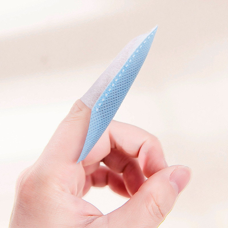 Home Use 1.37 Inches Deep Cleaning Finger Teeth Wipes Sugar Free FDA