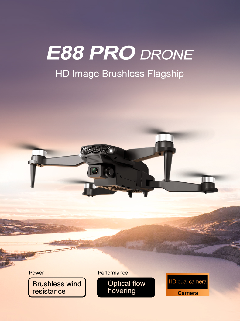 W18Hw Drone For Agriculture Inspection With Headless Mode And 360° Special Effects Rolling For Custom Flight Path Setting