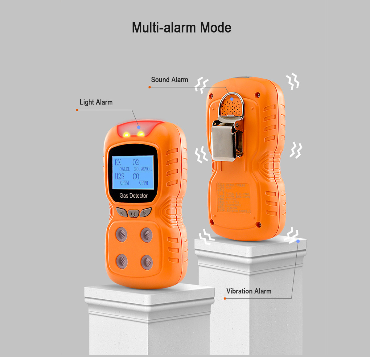 Zt100k Combustible Portable Lpg Gas Detector With Real Time Data Analysis
