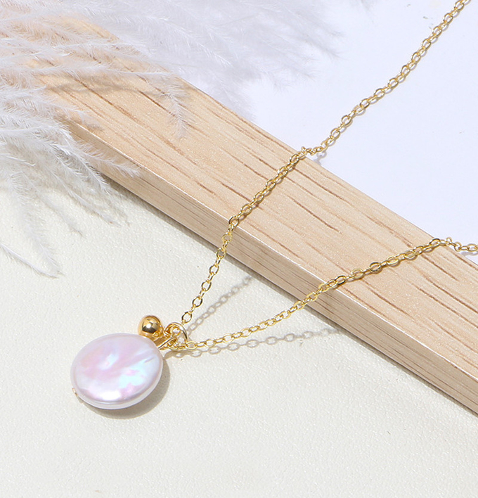 High Quality White Freshwater Pearl Necklace Jewelry Natural Pearl necklace jewelry set Pearl Chain Necklace For Women
