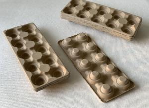 China 1.5mm Pulp Wine Shippers Boxes Sustainable End Caps wholesale