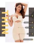 Zipper Breasted Ladies Body Shaper Shape Control Bodysuit Adjustable Shoulder