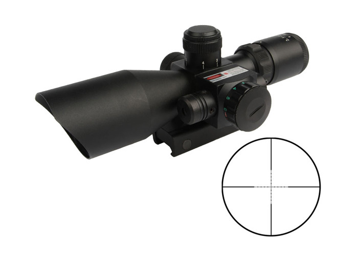 Red Laser Budget Scopes For Long Range Shooting , 20mm Mount Long Distance Scopes