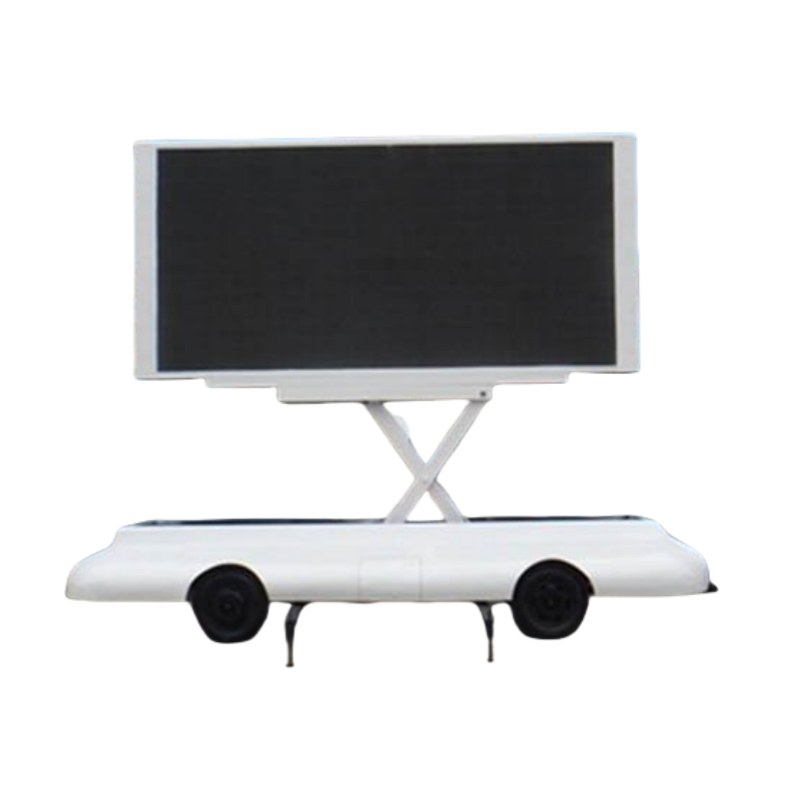 Traction Led Advertising Vehicle 2ton 4*2m LED Screen Trailer Mobile Advertising Truck