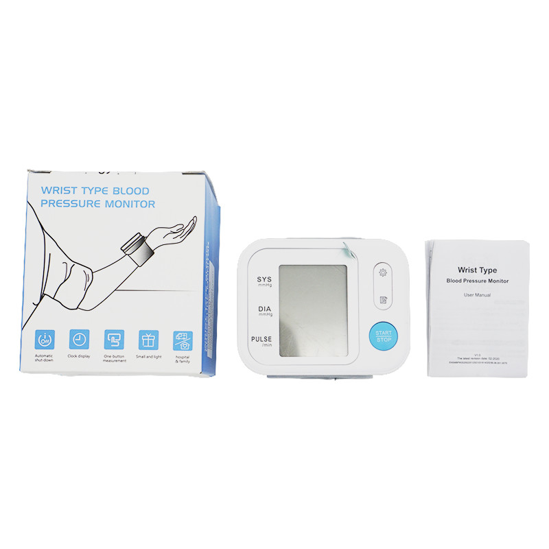 Automatic Wrist Wrist BP Monitor Machine Battery Powered ISO13485 CFDA