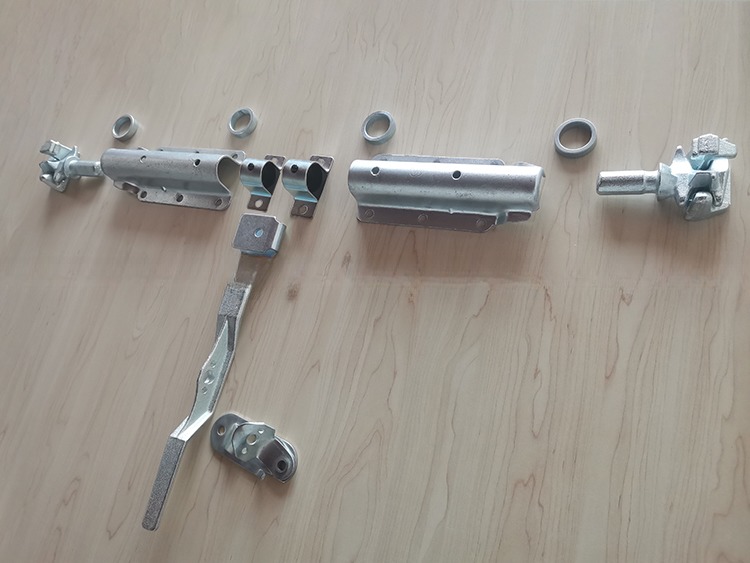 SCW49 Corner Casting Door Gear Locking System and Door Lock Set for Bottom Side Rails Refrigerated Reefer Container Parts