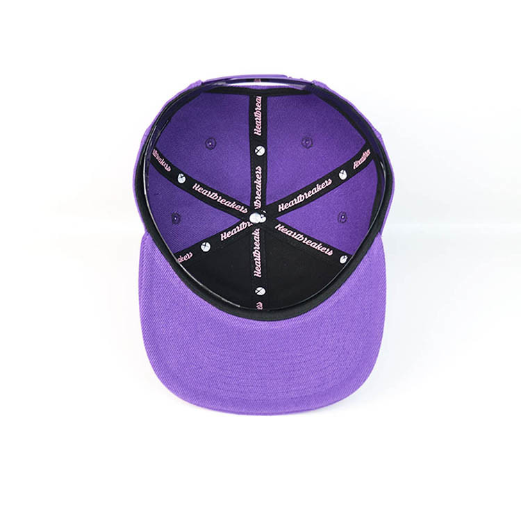 100% Acrylic Personalized Snapback Hats / Embroidery Logo Snapback Cap And Hat