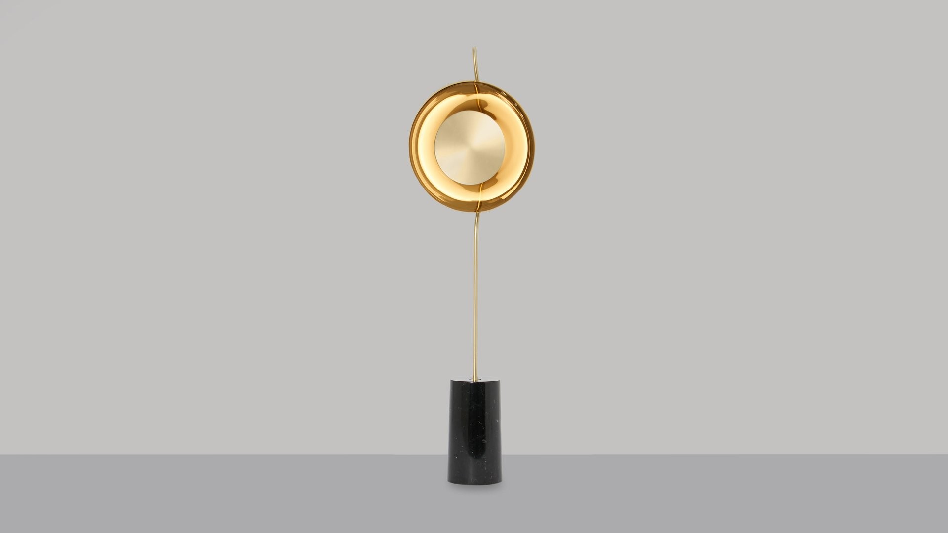 New Designed Cafe Project High Metal Marble Base Reading Room Floor Lamp
