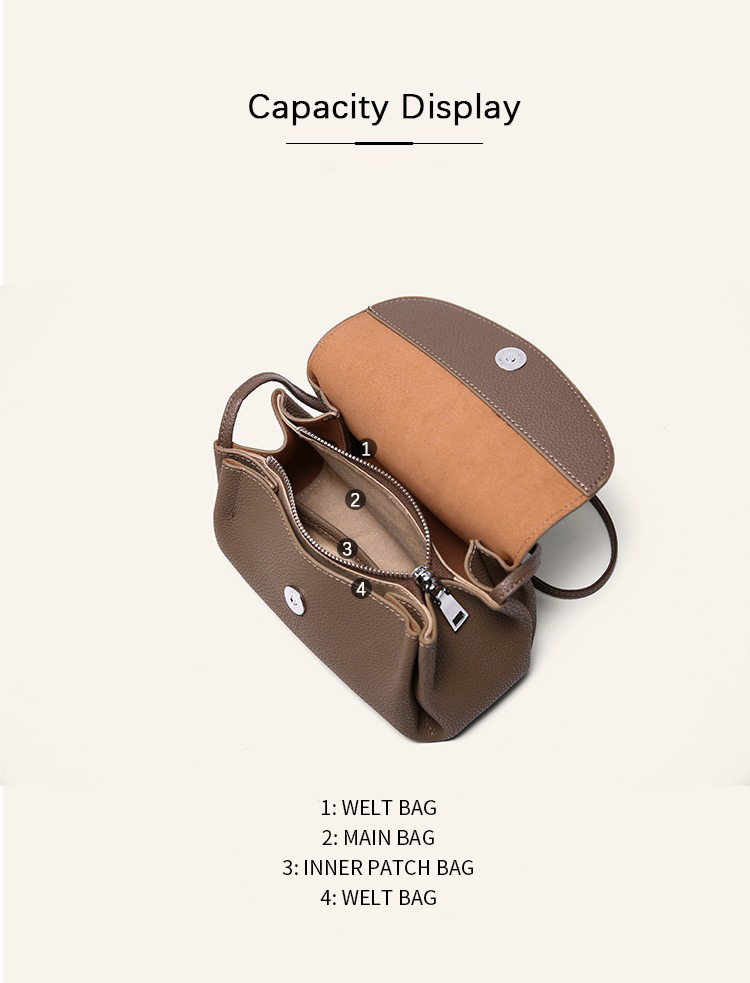 2024 end Fashionable Mini Soft Leather Crossbody Bag for Women Low MOQ Mix Models