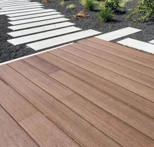 China 3d Embossed WPC Wood Decking Outdoor Wooden Plastic Composite Flooring wholesale